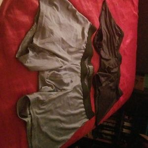 2 MEN'S LARGE SILK JOCKEY BLACK&PURPLE/BLK BOXERS!